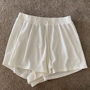 ASOS white shorts size 8